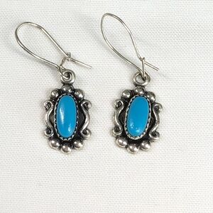 Turquoise & Sterling Silver Earrings